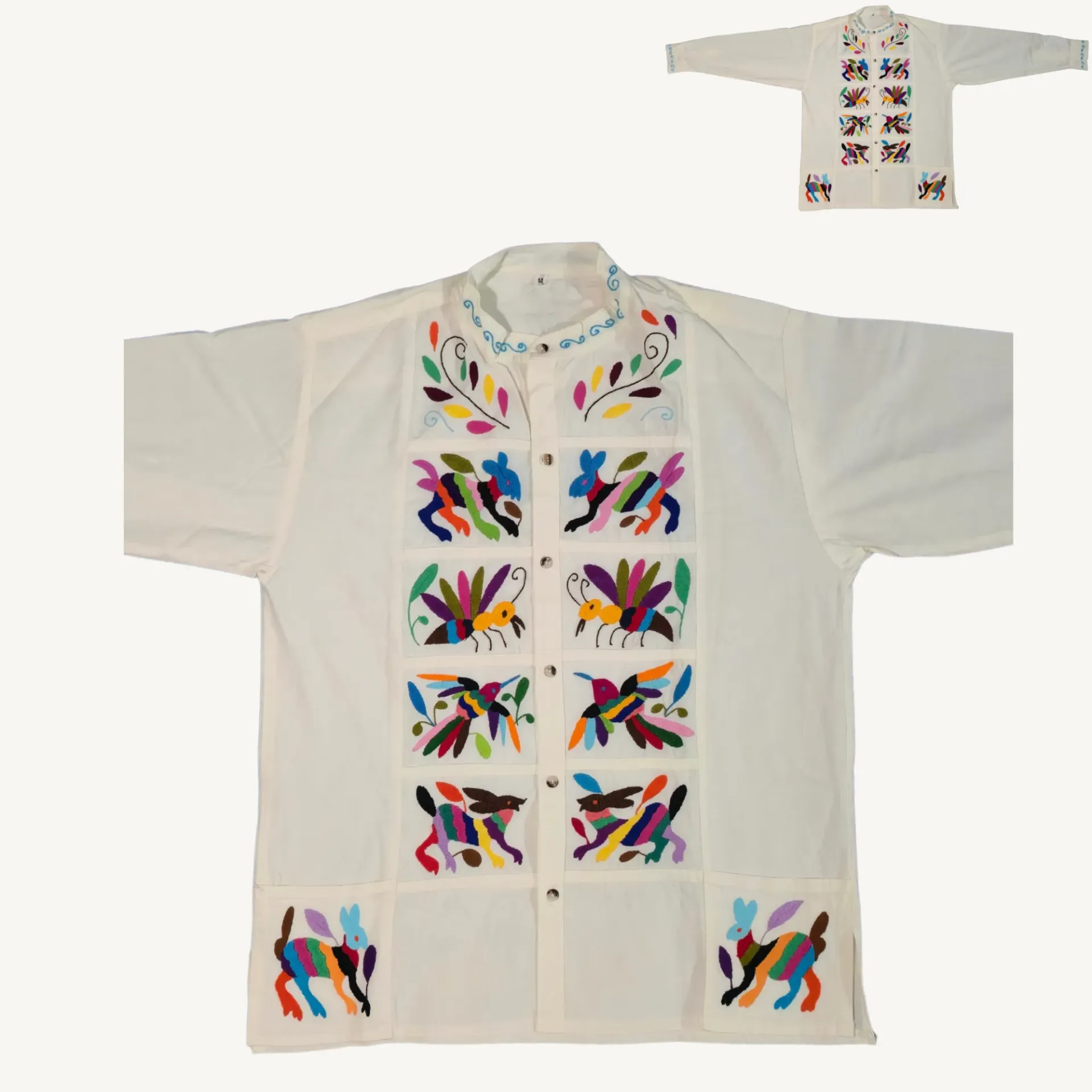 Camisa Tenango Beige